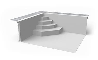 Dura Polymer Plus Staircase Interior Corner Squared