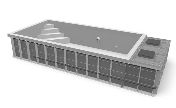 Bespoke Dura Polymer Lap Pool