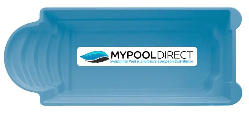 Ikaria fibreglass swimming pool by My Pool Direct