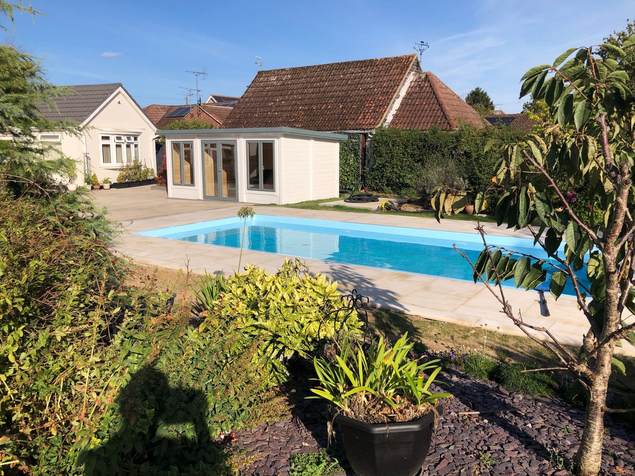 Nevada Swimming Pool 8.2m x 3.7m x 1.5m in BLUE