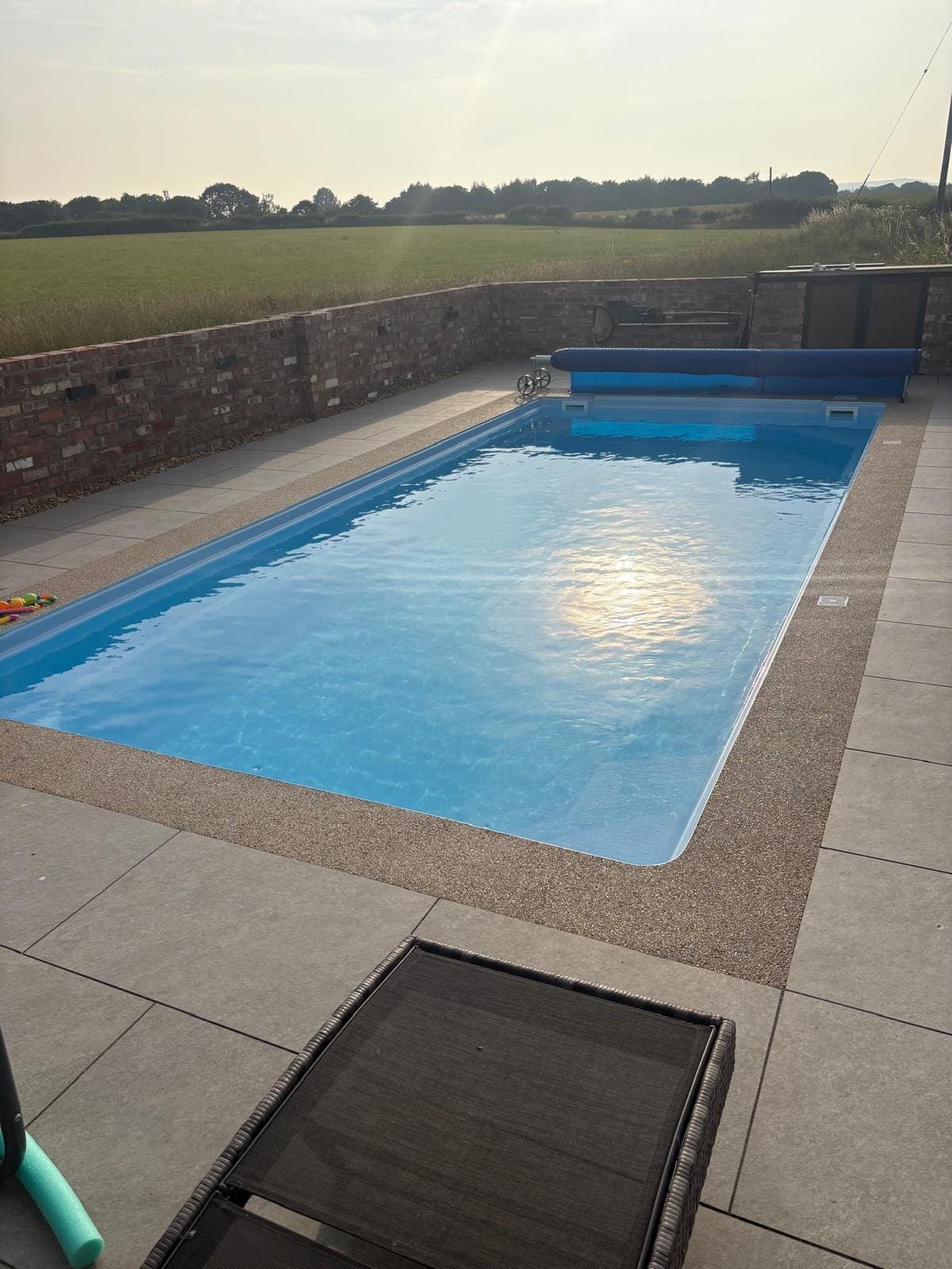 Finished Sycillia 8m swimming pool project in Durham